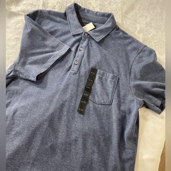 Banana Republic Other - BANANA REPUBLIC S/S Navy Blue Performance Polo Shirt Mens Size XL/TG NWT